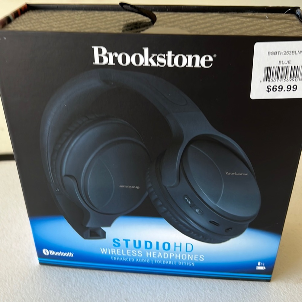 Brookstone Studio HD wireless headphones.